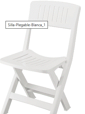 Silla de Plástico Plegable